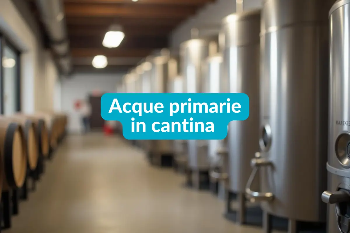Acque primarie in cantina: Fasi del trattamento