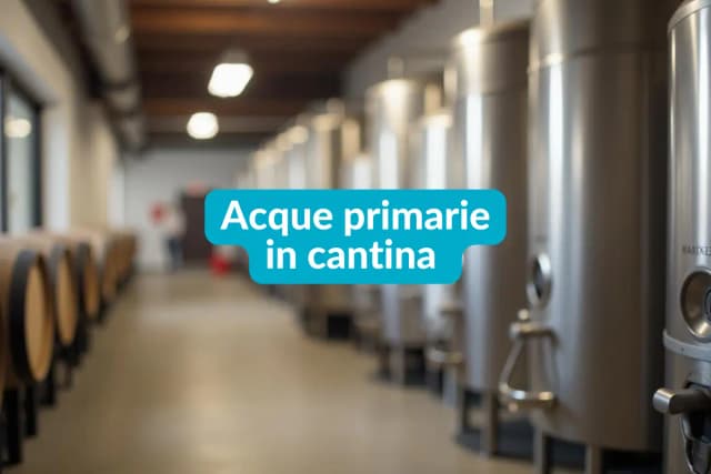 Acque primarie in cantina: Fasi del trattamento