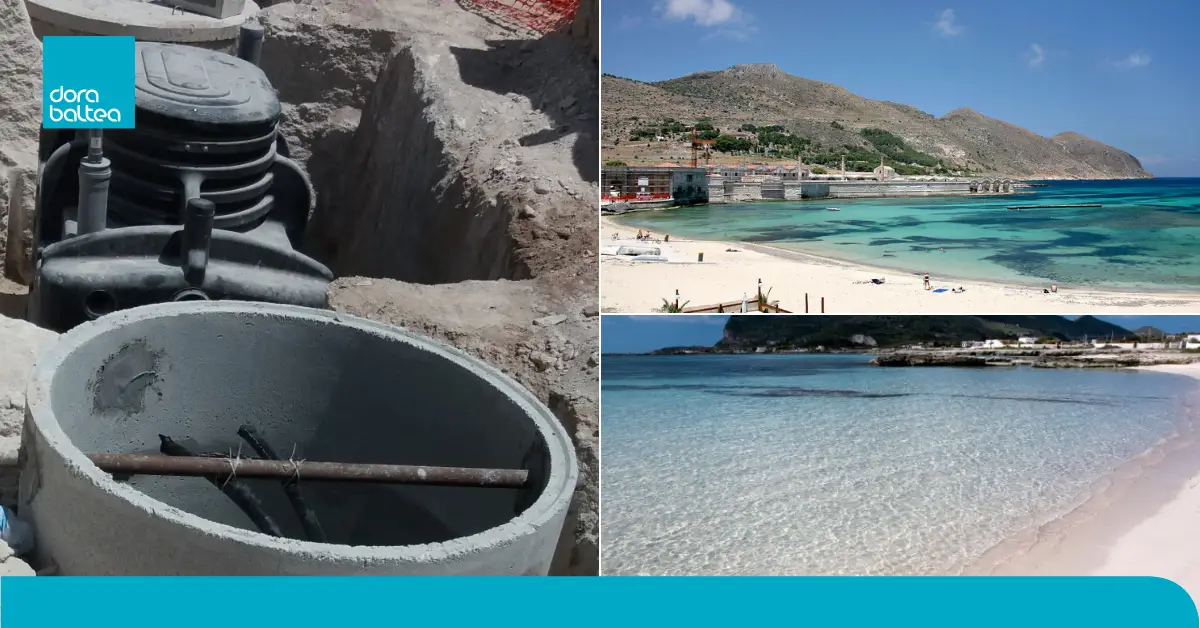 Sistema di depurazione Dorabaltea Biowater nell'isola di Favignana