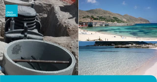 Sistema di depurazione Dorabaltea Biowater nell'isola di Favignana
