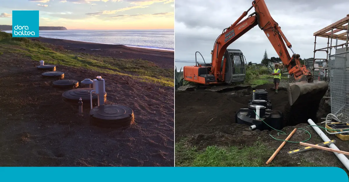 Installazione di un nuovo WC pubblico a Whirinaki Beach a Hawke's Bay